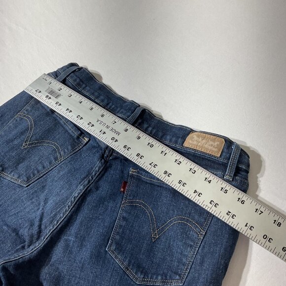 Levis Womens 515 Bootcut Jeans Size 12 Medium Wash Stretch Denim - Picture 10 of 12